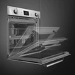 SMEG SOP6900TX beépíthető rusztikus pirolitikus hőlégkeveréses sütő