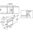 Whirlpool W7 OS4 4S1 P beépíthető multifunkciós pirolitikus gőz sütő