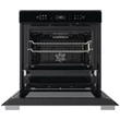 Whirlpool W7 OS4 4S1 P BL beépíthető multifunkciós pirolitikus gőz sütő