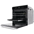 Whirlpool W7 OS4 4S1 P BL beépíthető multifunkciós pirolitikus gőz sütő