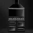 SMEG TR4110BL1 szabadonálló kombinált tűzhely - COOKER - fekete