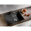 Kép 2/5 - BLANCO ZIA 40 S fekete exc.nélk.