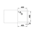 Kép 4/5 - BLANCO SUPRA 400-IF/A fényezett exc.n. R12