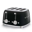 Kép 2/6 - SMEG KENYÉRPIRÍTÓ, retro, 2x2 szeletes, fekete