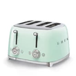 Kép 2/7 - SMEG KENYÉRPIRÍTÓ, retro, 2x2 szeletes, világoszöld