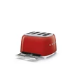 Kép 5/6 - SMEG KENYÉRPIRÍTÓ, retro, 2x2 szeletes, piros