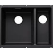 Kép 1/5 - BLANCO SUBLINE 340/160-U balos fekete lefolyó nélk.
