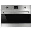 Kép 1/7 - SMEG KOMPAKT MIKROHULLÁMÚ SÜTŐ, Classica design, Galileo, 45 cm, CS LCD, inox