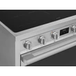 Kép 7/8 - SMEG SZABADONÁLLÓ TŰZHELY, Classica design, ipari megjelenés, 90 cm, 1 sütőtér, indukciós főzőlap, inox