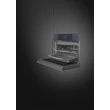 Kép 4/13 - SMEG KOMPAKT OMNICHEF HÁROM AZ EGYBEN SÜTŐ, Linea design, Galileo, 45 cm, TFT, neptune szürke üveg
