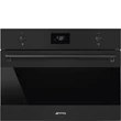 Kép 1/5 - SMEG KOMPAKT KOMBINÁLT MIKROHULLÁMÚ SÜTŐ, Classica design, Galileo, 45 cm, CS LCD, matt fekete
