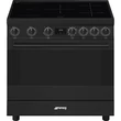 Kép 1/6 - SMEG SZABADONÁLLÓ TŰZHELY, Classica design, 90 cm, 1 sütőtér, 9 funkció, indukciós főzőlap, matt fekete