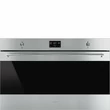 Kép 1/2 - SMEG PIROLITIKUS HŐLÉGKEVERÉSES XL SÜTŐ, Classica design, 90 cm, ES LCD, inox