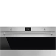 Kép 1/5 - SMEG PIROLITIKUS HŐLÉGKEVERÉSES XL SÜTŐ, Classica design, 90x47,5 cm, CS LCD, inox