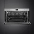 Kép 2/5 - SMEG PIROLITIKUS HŐLÉGKEVERÉSES XL SÜTŐ, Classica design, 90x47,5 cm, CS LCD, inox
