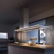 Kép 2/4 - FALMEC LUMEN NRS sziget páraelszívó, 175 cm, inox, jobbos