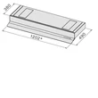 Kép 5/6 - FALMEC SHELF páraelszívó, 120 cm, burkolható előlappal, kivezetéses változat (motor nélkül)