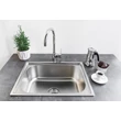 Kép 2/3 - LAVEO MIKA nagymedencés mosogató, inox