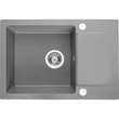 Kép 1/2 - Laveo CELEBES csepptálcás mosogató, szürke (SBL_513T)