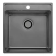 Kép 1/2 - LAVEO BESOS egymedencés mosogató, Grafit