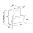Kép 2/5 - Cata - Páraelszívó RENOVA PURE AIR VNV90 XGBK Hob to Hood