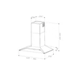 Sirius - Páraelszívó SLTC-97 JEEG TW 90 cm fehér