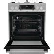 Kép 4/7 - Gorenje KS6350XF inox, szabadonálló, gáz, kombinált, főzőzóna: 4, sütő:71L, grill, tűzhely
