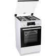 Kép 1/8 - Gorenje KS5350WF fehér, szabadonálló, gáz, kombinált, főzőzóna: 4, sütő:70L, grill, tűzhely