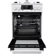 Kép 4/8 - Gorenje KS5350WF fehér, szabadonálló, gáz, kombinált, főzőzóna: 4, sütő:70L, grill, tűzhely