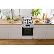 Kép 8/8 - Gorenje KS5350WF fehér, szabadonálló, gáz, kombinált, főzőzóna: 4, sütő:70L, grill, tűzhely