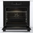 Kép 2/5 - Gorenje BOS6737E06B fekete, beépíthető, sütőtér: 77L, grill, légkeverés, hidrolitikus, sütő