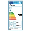 Kép 2/2 - Midea 7NM30E0 fekete, beépíthető, sütőtér: 72L, grill, légkeverés, sütő