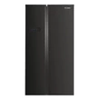 Kép 1/21 - Candy CHSBSO 6174B fekete, Side-by-Side, Hűtő:347L, Fagyasztó:185L, No frost hűtőszekrény