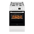 Kép 2/7 - Electrolux LKK560205W fehér, szabadonálló, gáz, kombinált, főzőzóna: 4, sütő:58L, grill, tűzhely