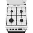 Kép 6/7 - Electrolux LKK560205W fehér, szabadonálló, gáz, kombinált, főzőzóna: 4, sütő:58L, grill, tűzhely