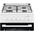 Kép 5/7 - Electrolux LKK560000W fehér, szabadonálló, gáz, kombinált, főzőzóna: 4, sütő:58L, grill, tűzhely