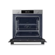 Samsung NV7B41301AS/U3 inox, beépíthető, sütőtér: 76L, grill, légkeverés, pirolitikus, sütő