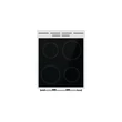 Gorenje GEC5C42WG fehér, szabadonálló, kerámialapos, elektromos, főzőzóna: 4, sütő:70L, grill, tűzhely