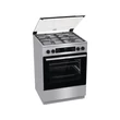 Kép 1/22 - Gorenje GKS6C70XF inox, szabadonálló, gáz, kombinált, főzőzóna: 4, sütő:71L, grill, tűzhely