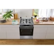 Kép 22/22 - Gorenje GKS6C70XF inox, szabadonálló, gáz, kombinált, főzőzóna: 4, sütő:71L, grill, tűzhely