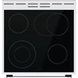 Gorenje GECS6C70WPA fehér, szabadonálló, kerámialapos, elektromos, főzőzóna: 4, sütő:71L, grill, tűzhely