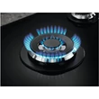 Kép 2/6 - Electrolux KGG75362K fekete, beépíthető, gáz, főzőzóna: 4 +1 wok égőfej, beépíthető méret: 56cm, főzőlap