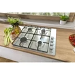 Kép 8/8 - Gorenje G640XHS inox, beépíthető, gáz, főzőzóna: 4, beépíthető méret: 56cm, főzőlap