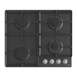 Kép 1/10 - Gorenje G641EXB fekete, beépíthető, gáz, főzőzóna: 4, beépíthető méret: 56cm, főzőlap