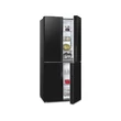 Kép 3/8 - Gorenje NRM818EMB fekete, Side-by-Side, Hűtő:278L, Fagyasztó:149L, No frost hűtőszekrény