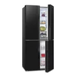 Kép 5/8 - Gorenje NRM818EMB fekete, Side-by-Side, Hűtő:278L, Fagyasztó:149L, No frost hűtőszekrény