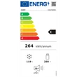Candy CCE4T620EX ezüst, alulfagyasztós, Hűtő:258L, Fagyasztó:119L, Total No frost hűtőszekrény