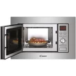 Kép 2/3 - Candy MIS1730X 1000W 17L inox beépíthető mikrohullámú sütő