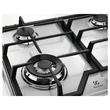 Kép 2/6 - Electrolux KGS64362SX inox, beépíthető, gáz, főzőzóna: 3 +1 wok égőfej, beépíthető méret: 56cm, főzőlap