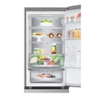 Kép 8/26 - LG GBV5150DPY hamvasezüst, alulfagyasztós, Hűtő:234L, Fagyasztó:110L, DoorCooling + LINEAR Cooling hűtőszekrény